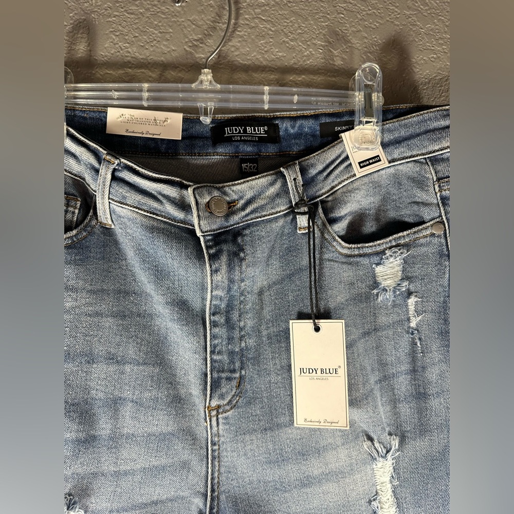 Judy Blue Skinny Jeans Distressed